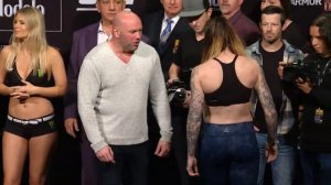 Cat Zingano vs. Megan Anderson - Weigh-in Face-Off - (UFC 232: Jones vs. Gustafsson 2) - /r/WMMA