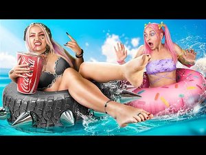 Хорошая сестра VS Плохая сестра _ Летние каникулы.mp4