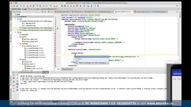 Android Full Course - Learn Android in 9 Hours | Android Development Tutorial for Beginners| Edurek