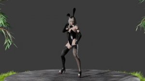 Let's CHANGE A2's OUTFIT - A2's cute LATEX BUNNY SUIT -- Nier: Automata OUTFIT MOD