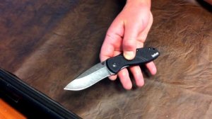 Обзор ножа Kershaw Blur BlackWash K1670BW сталь 14C28N