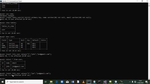 Mysql Command Line Client Full Course