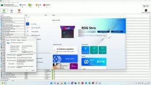 ASUS System Control Interface v3.1.4.0 - Asus ROG Strix G713QM-HX1139T - Windows 11 - MyASUS