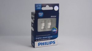 Philips W5W - WhiteVision 4300K vs X-tremeUltinon 4000K LED vs X-tremeUlition 6000K LED