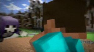 Херобрин против призрачного мага  [Minecraft]