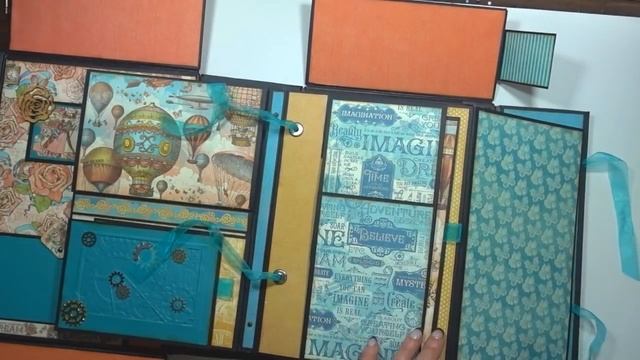 Graphic 45 Imagine Mini Album PDF Tutorial смотреть онлайн