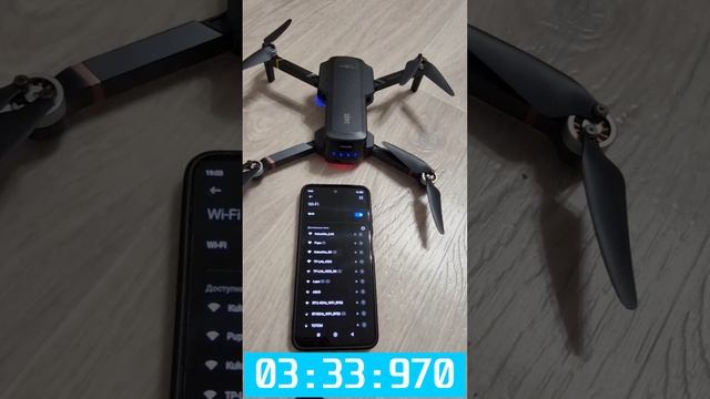 8 минут до появления WI-FI сети у дрона F5s PRO+ при подключении без пульта #sjrc
