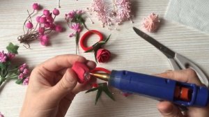 МК резинки для волос из фоамирана своими руками. Украшения для волос. DIY flower hair accessories