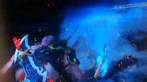 GOD OF WAR глюк с королевой валькирии.