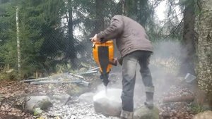 Бензиновый отбойный молоток, аналог Pionjar 120