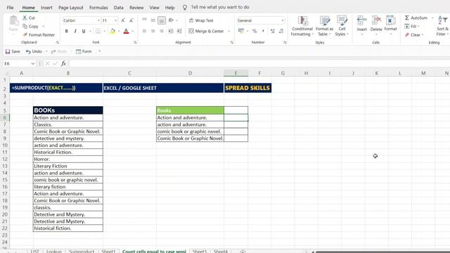 Count cell equal to case sensitive | Excel смотреть онлайн