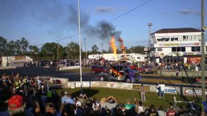 Bradenton Speedway 18 Wheel Jet Truck Run