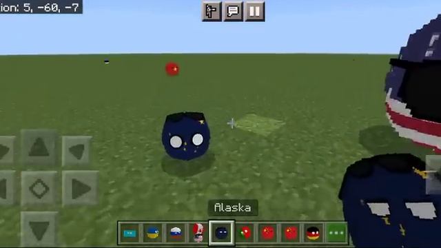 Countryball in minecraft mod showcase