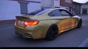 Bmw m4 (f82) на akrapovic выхлопе.