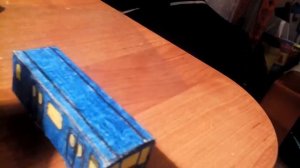 Вагон метро типа номерной из картона