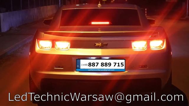 Chevrolet Camaro przeróbka świateł USA - EU Tail light conversion смотреть онлайн