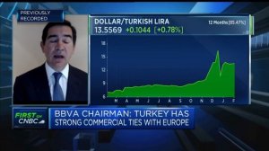 BBVA chairman: Expect Turkish CPI to come down later in the year