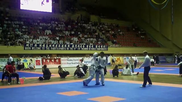 Pak Yong Bom (DPRK) v Daler Tyuryaev (TJK) -85Kg Male Sparring Semi-Final смотреть онлайн