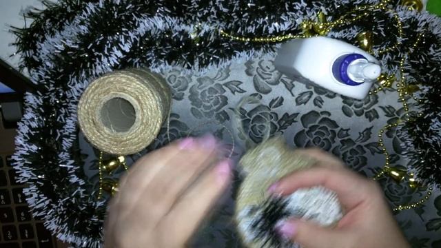 ?? DIY Різдвяний декор. Ялинкові іграшки з мотузки ??