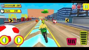 Superhero Tricky bike race kids games _ Racing Game | Android Gameplay 2020