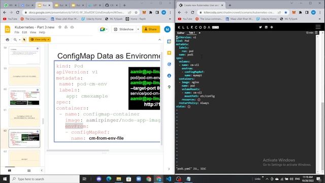 Kubernetes ConfigMap, Secrets video# 4 Hindi/Urdu