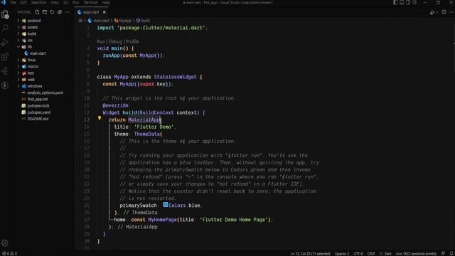 Flutter Flow & Widgets | Flutter Bootcamp 2023 | Flutter 3.7 Full Course for Beginners in Hindi 202