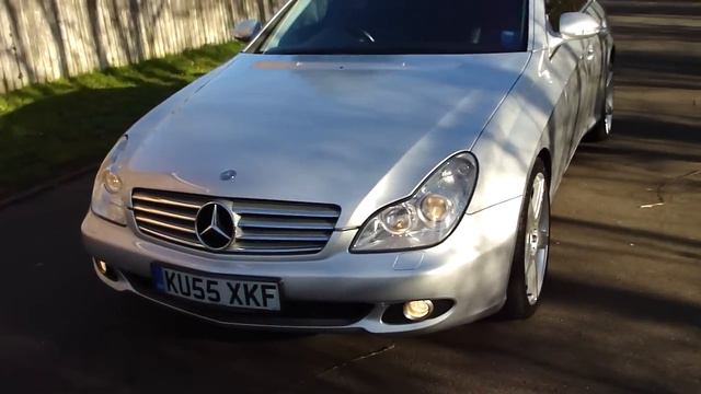 2005(55) MERCEDES CLS350 COUPE SALOON AUTO SILVER MERCLAND смотреть онлайн