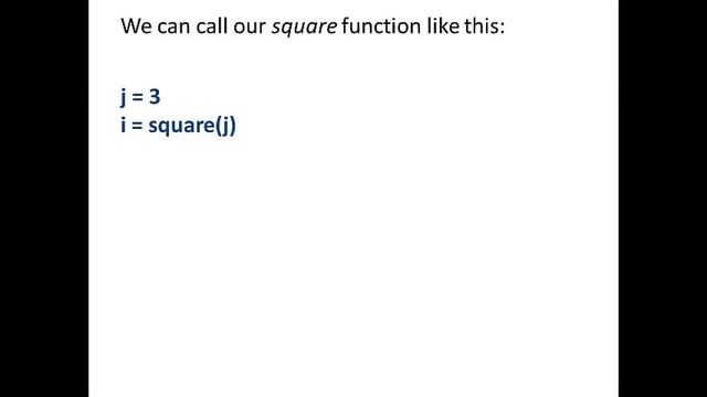 Python: Functions in Python - part 1