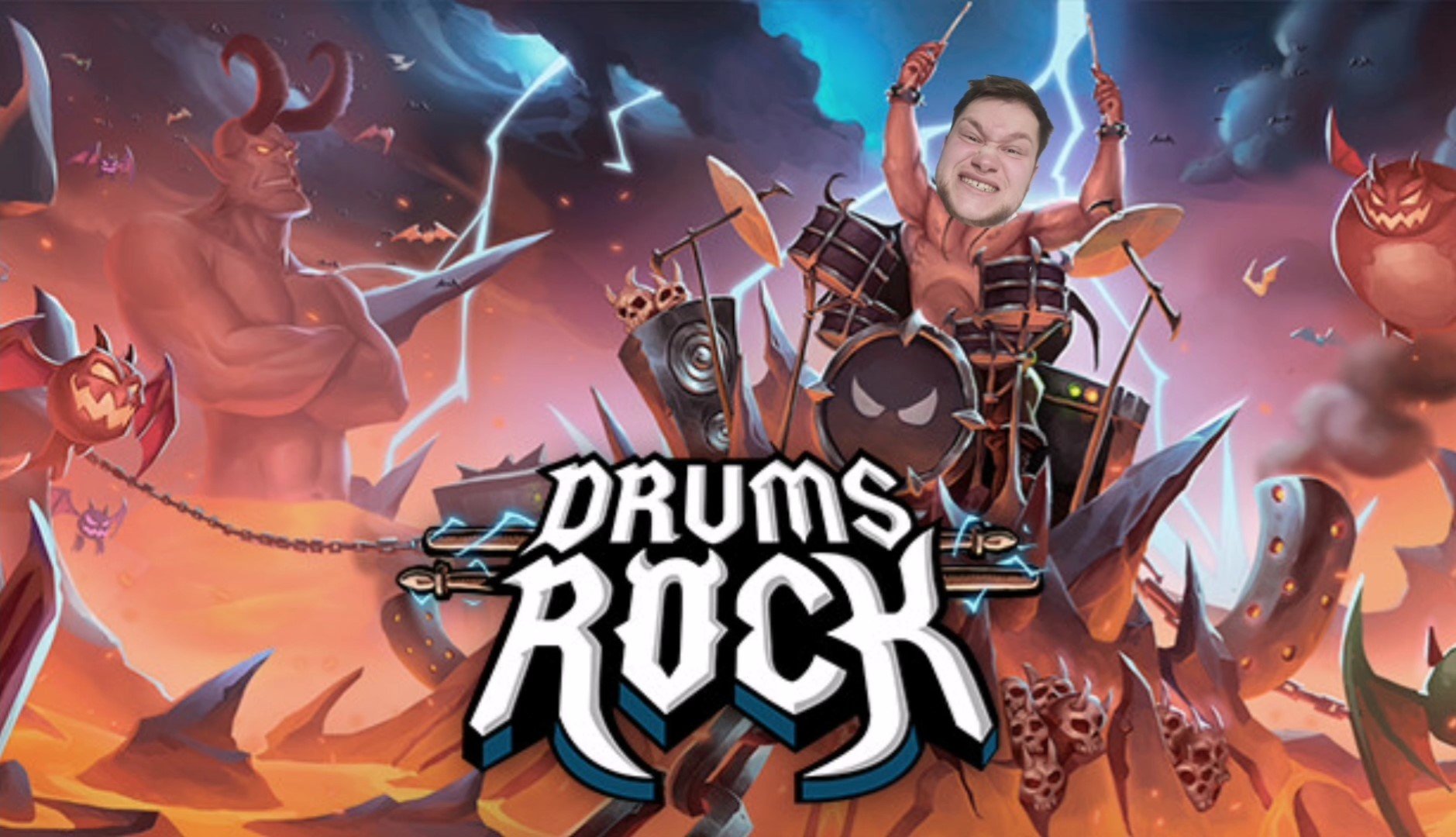 Игра на барабанах - Drums rock