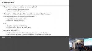 «Database transaction isolation and locking in Java», Константин Слисенко;