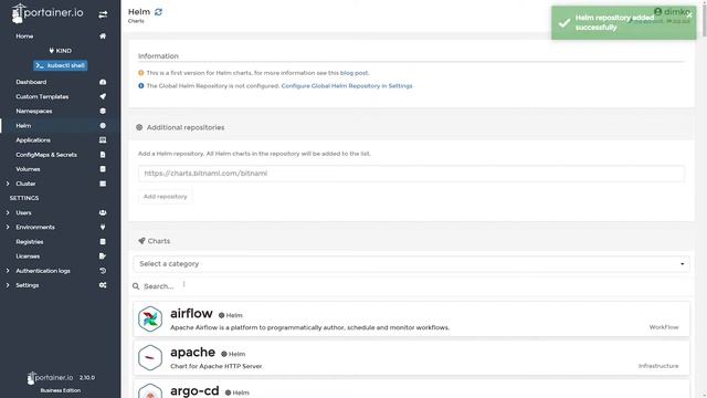 Portainer 101 - How to deploy an application into Kubernetes cluster using Helm charts смотреть онлайн