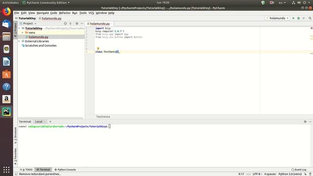 Hola Mundo Kivy python3 Español смотреть онлайн