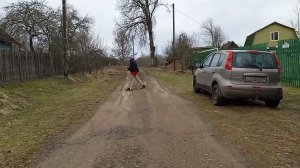 Мотоблок с адаптером и прицепом.