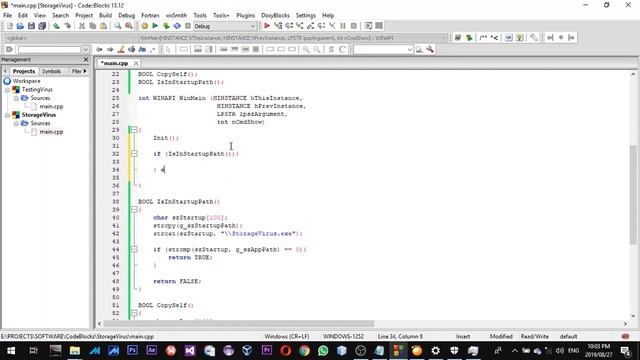 Create a COMPUTER VIRUS in 46 minutes!!! using C/C++ смотреть онлайн