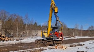 Харвестер Каматцу 200МО8 головка ЛогМакс 6000В