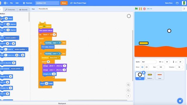 How to make a Simple Ping Pong Game In Scratch | Scratch Tutorial! смотреть онлайн
