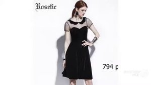 Одежда с AliExpress  -Вечернее велюровое платье