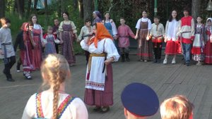 Во саду ли в огороде. Парный танец. Вечорка с Татьяной Давыдовой в Православном лагере - 2022.