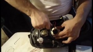 Как поставить галоген лампу в фару в Опель Астра G