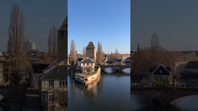 Petite France Canals viewed from Barrage Vauban