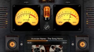 Audio React Analog VU Meter  |  After Effects Template.