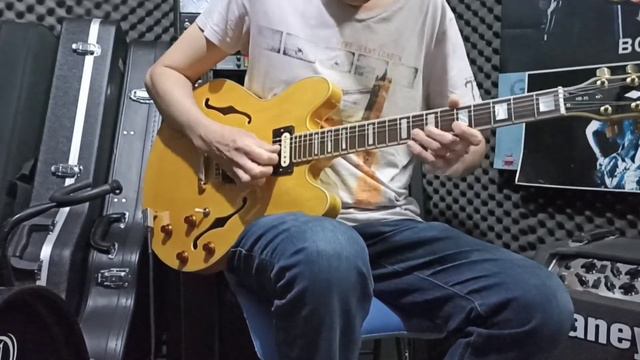 Washburn HB-35 1985 Made in Japan. Prueba tocando desde clean hasta hi gain смотреть онлайн