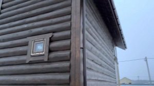 Сруб дома с отделкой. Дом из рубленного бревна.
