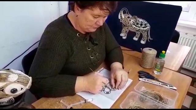 Мастер-класс в технике «Джутовая филигрань» смотреть онлайн