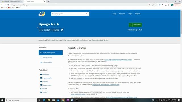How to install and setup Django,Python & VScode.