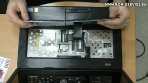 Как снять и заменить клавиатуру на ноутбуке DELL 3520.