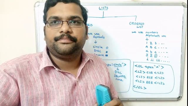 ORDERED AND UN-ORDERED LIST TAGS - HTML