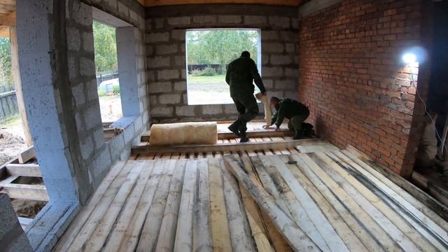 Полы по лагам. Стоимость для дома 100м2.