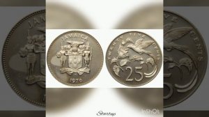 Монеты мира.Coins of the world. Монеты Ямайки. Ямайка.Coins of Jamaica.#Shorts. Startup-183.