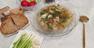 🔥Царская уха из Форели, Семги, Судака с пшеном!🧅🥕🥙